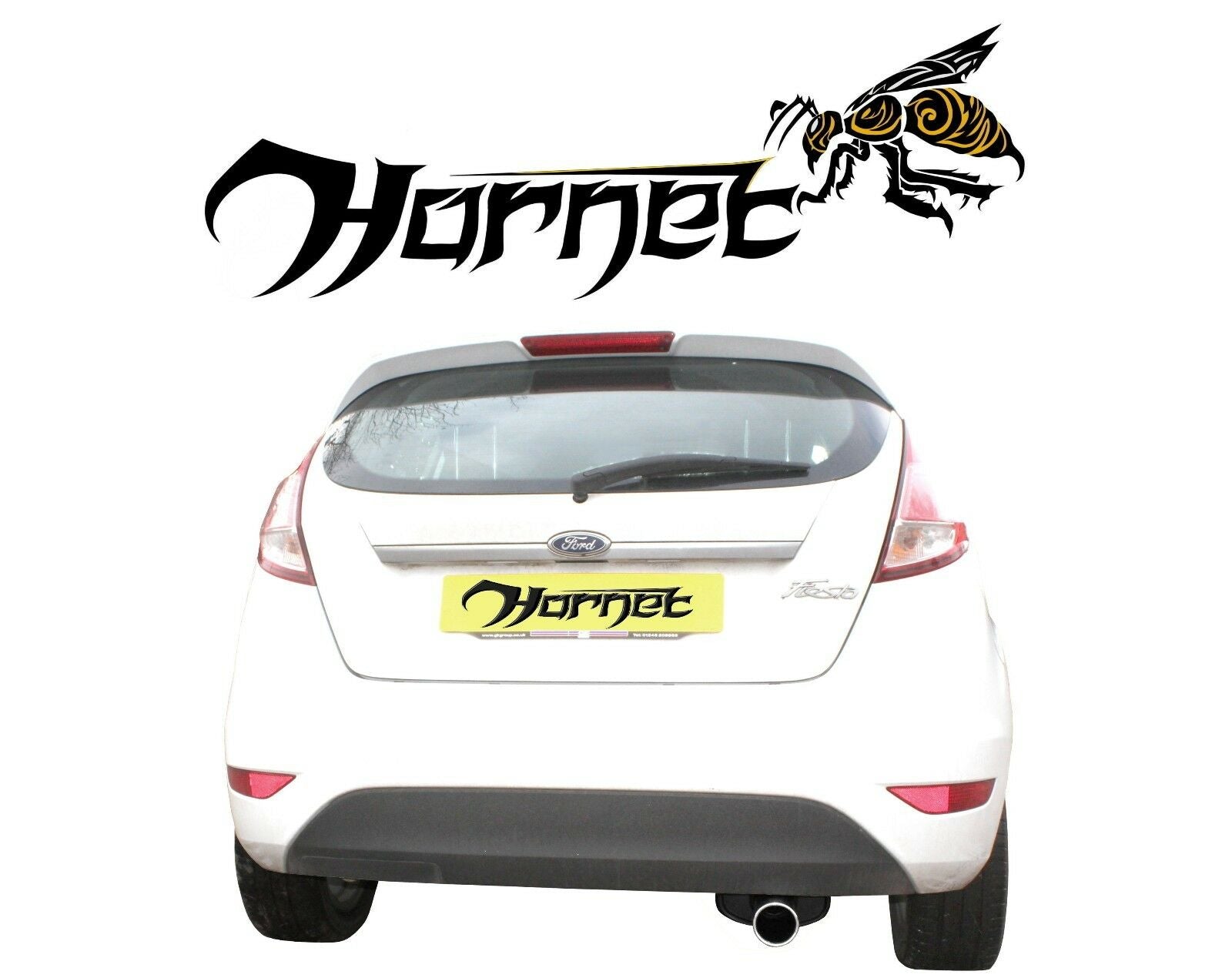 Ford Fiesta MK7 ST180 1.6T  Hornet Exhaust Sports Back Box - Twin 3